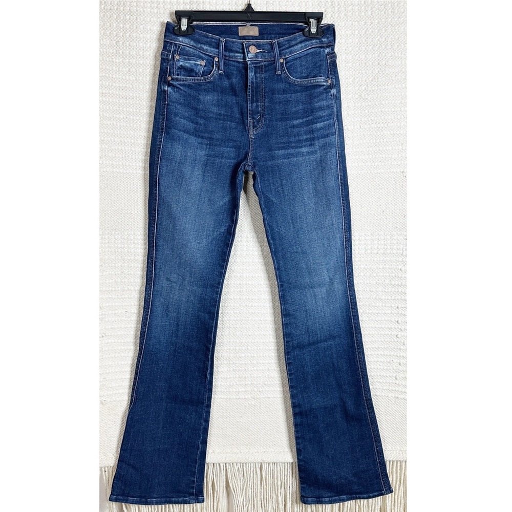 MOTHER Lust for Life wash The Double Insider Sneak jeans 25